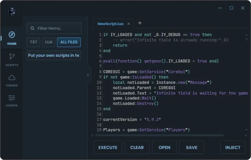Delta Executor PC interface with Monaco editor and Script Hub
